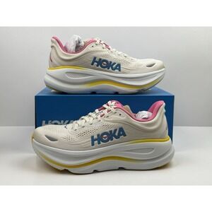 Hoka One One Bondi 9 Running Shoes Women's Sz 12 Alabaster Birch ALBST/1162012